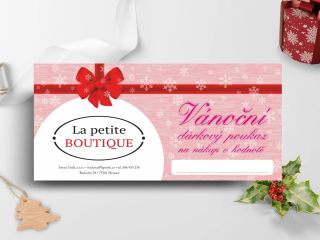 Hledáte dárek pro svou ženu ? Dárkový poukaz do našeho butiku je perfektní volbou - je stylový a elegantní. Je to dárek,...